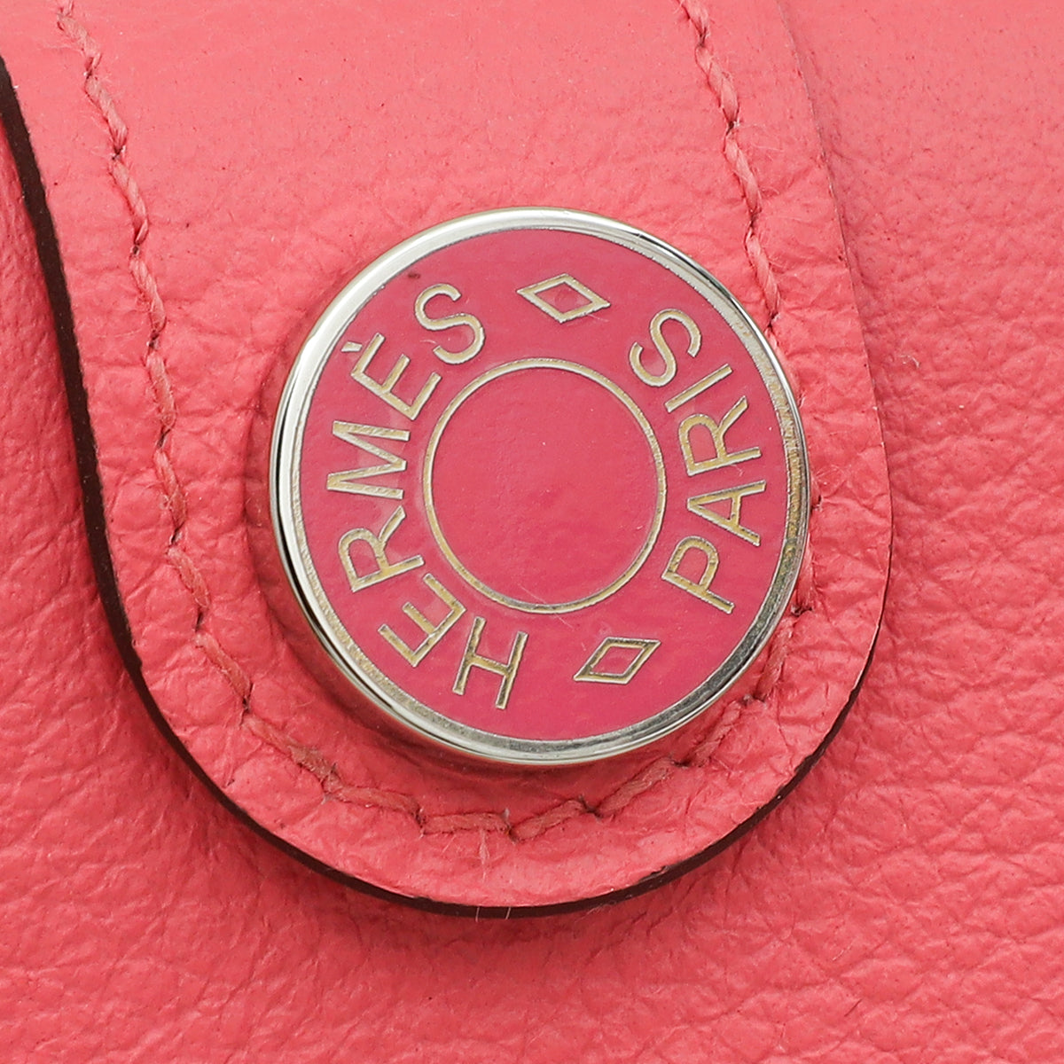 Hermes Rose Azalée Evercolor R.M.S Passport Holder