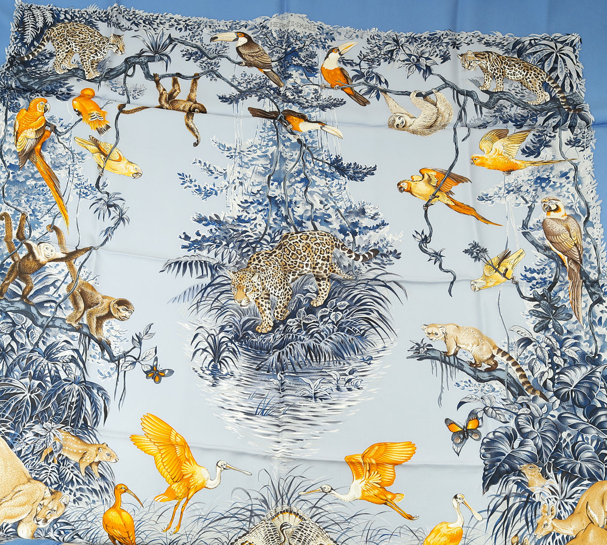 Hermes Multicolor Equateur Scarf