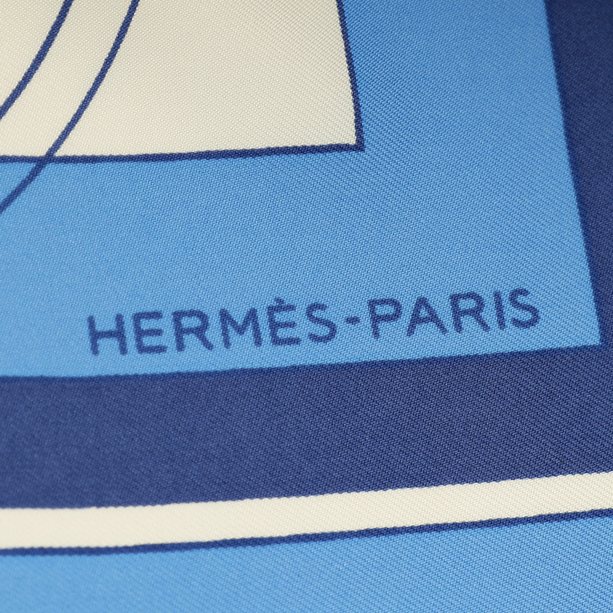 Hermes Bicolor Ex Libris Scarf 90