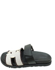 Hermes Bicolor Fringed H Chypre Sandal 36.5