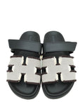 Hermes Bicolor Fringed H Chypre Sandal 36.5