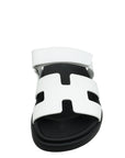 Hermes Blanc Chypre Sandal 36.5