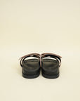 Hermes Rose Perle Suede Crystal Chypre Sandals 36.5