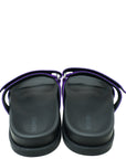 Hermes Purple Satin Chypre Sandal 36