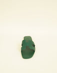 Hermes Vert Cactus Oran Sandals 37.5