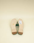 Hermes Vert Cactus Oran Sandals 37.5