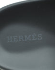 Hermes Noir Chypre Sandals 37.5