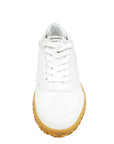 Hermes Blanc Jet Nappa, Suede Goatskin Sneaker 37