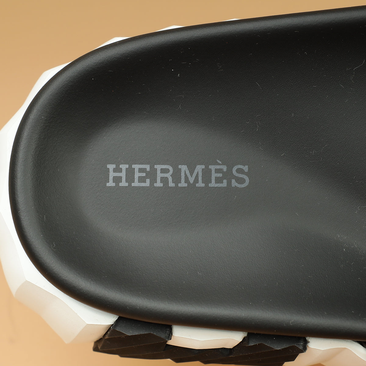 Hermes Noir Infra Sandal 37
