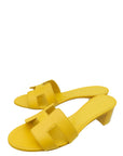 Hermes Jaune Impérial Oasis Sandal 37