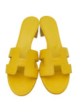 Hermes Jaune Impérial Oasis Sandal 37