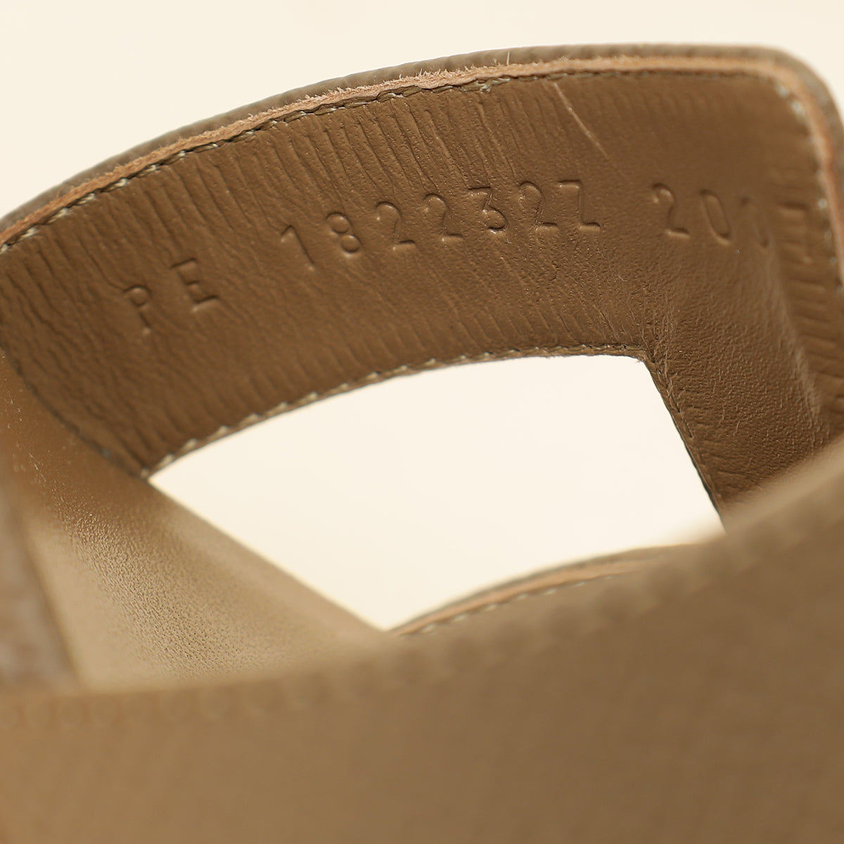 Hermes Etoupe Legend Sandals 37