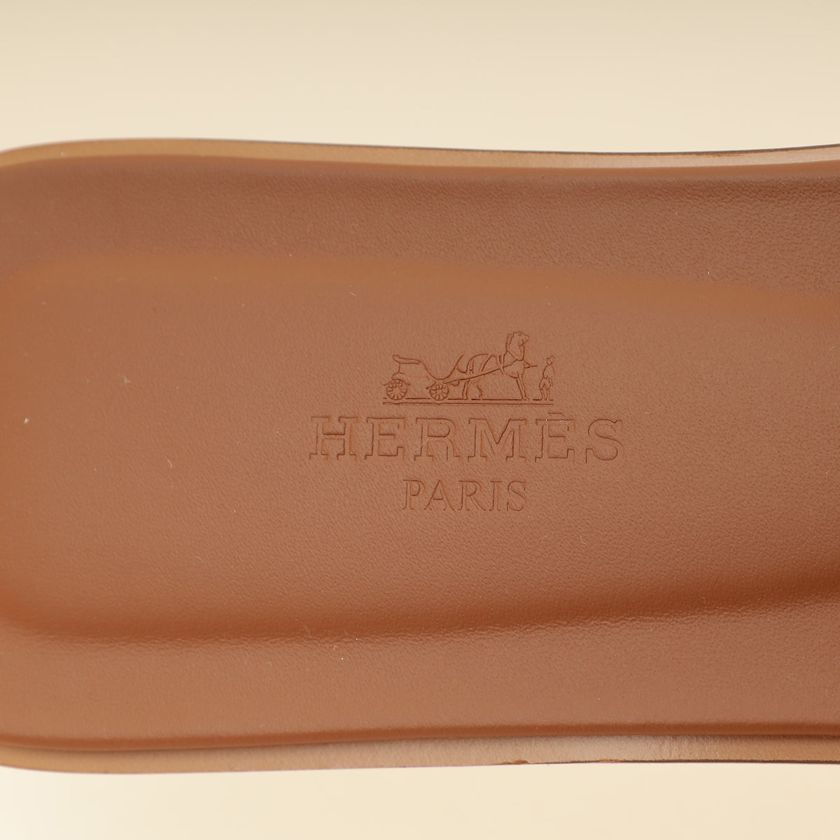 Hermes Gold Oran Sandal 38.5