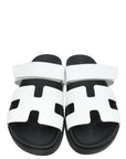 Hermes Blanc Chypre Sandals 38