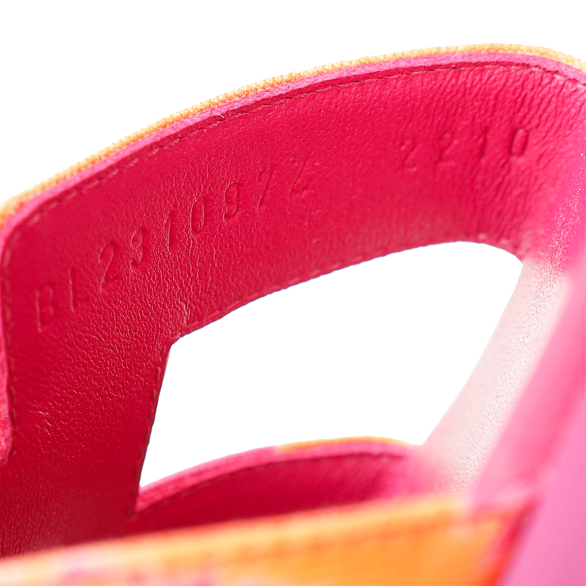 Hermes Bicolor Brides de Gala Oran Sandal 38