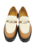 Hermes Bicolor Icone Loafer 39