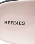 Hermes Rose Porcelaine Chypre Suede Goatskin Sandal 39