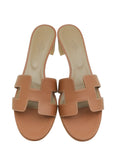 Hermes Gold Oasis Sandal 40