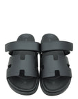 Hermes Noir Chypre Sandal 41