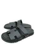 Hermes Noir Chypre Sandal 42.5