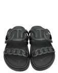 Hermes Noir Extra Sandal 42