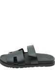 Hermes Noir Chypre Sandal 42