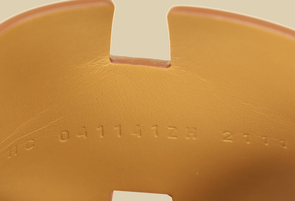 Hermes Gold Izmir Sandal 42