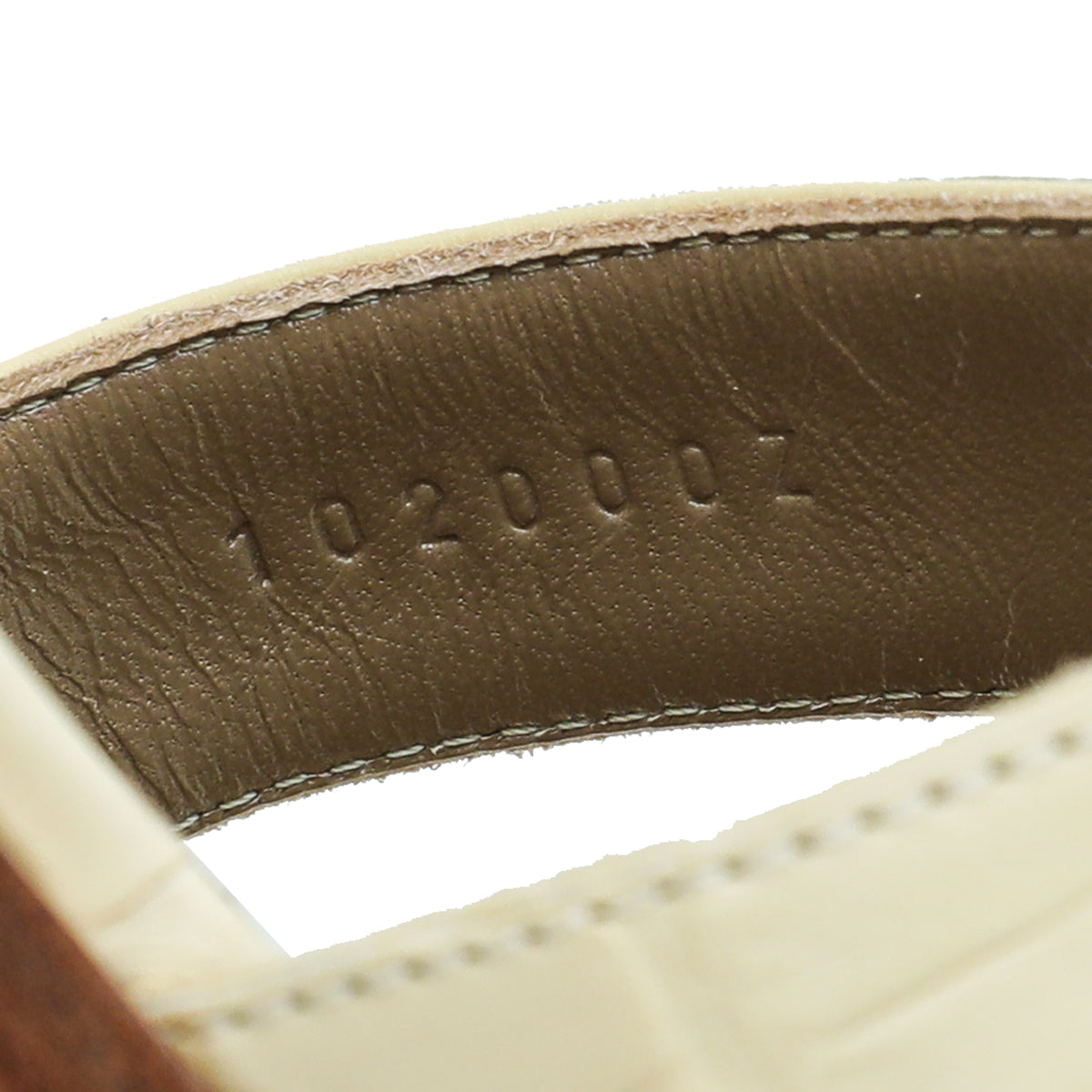 Hermes Vanille Matte Alligator Oran Sandal 37
