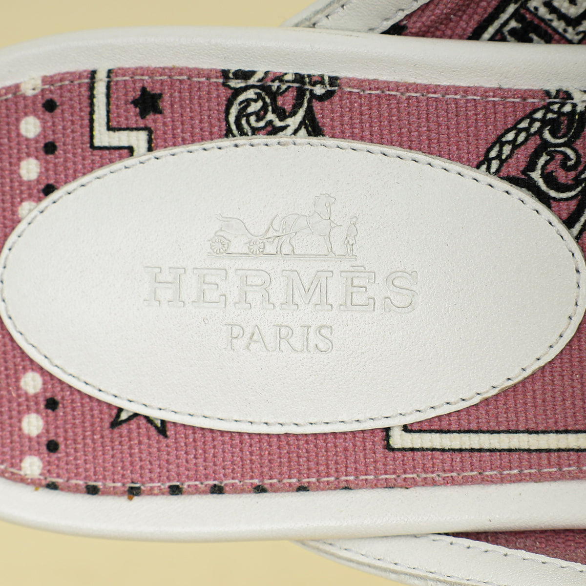 Hermes Blanc OZ Mules 37