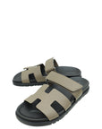 Hermes Etain Chypre Sandals 37