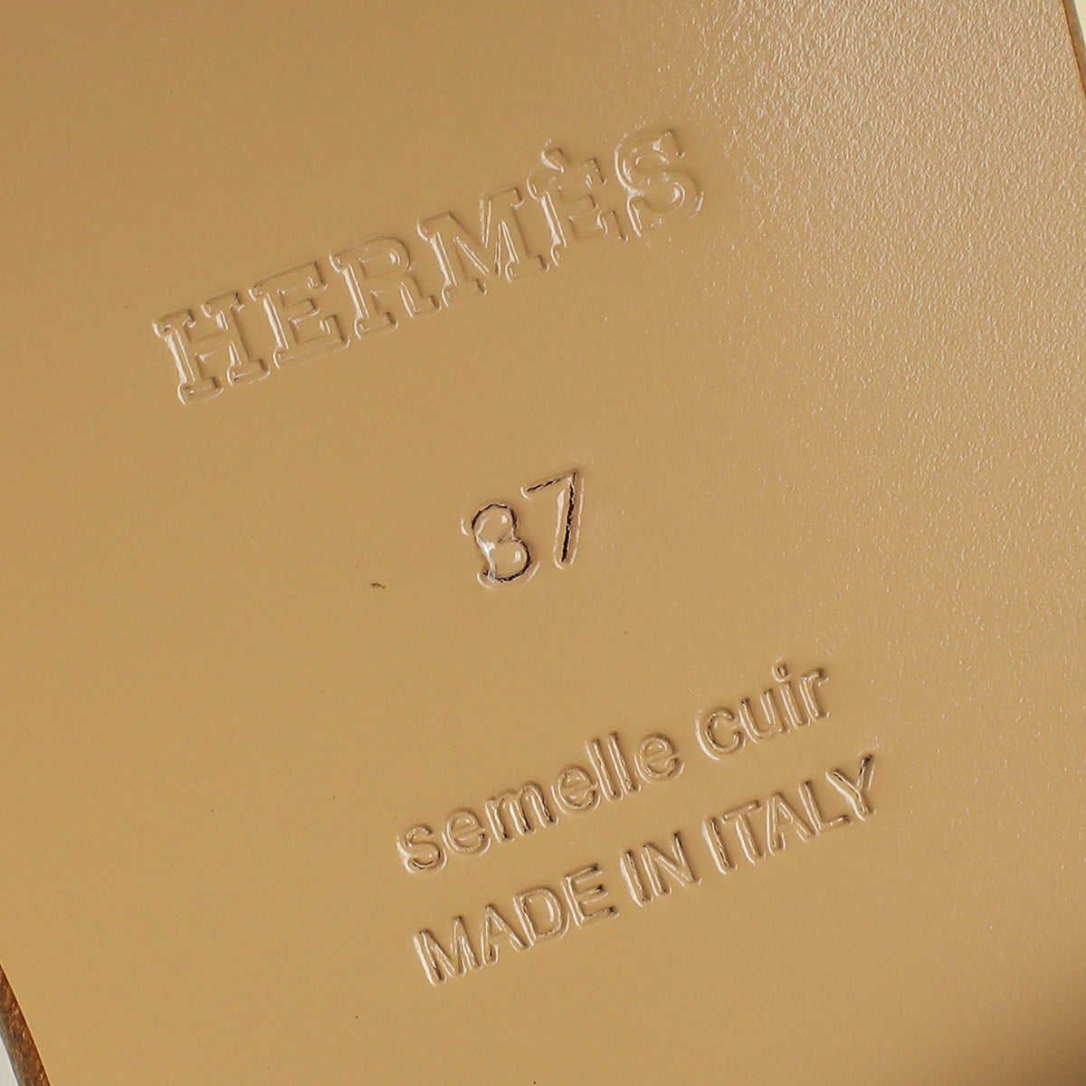 Hermes Blanc Destin Loafer 37