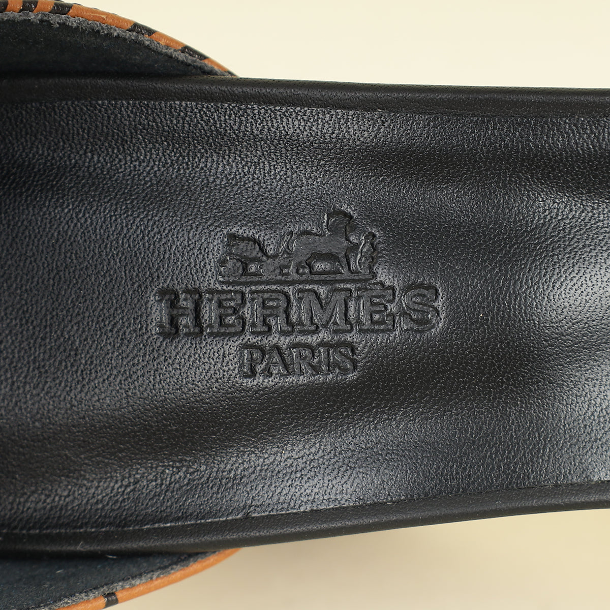 Hermes Bicolor Printed Acapulco Wedge Sandals 37