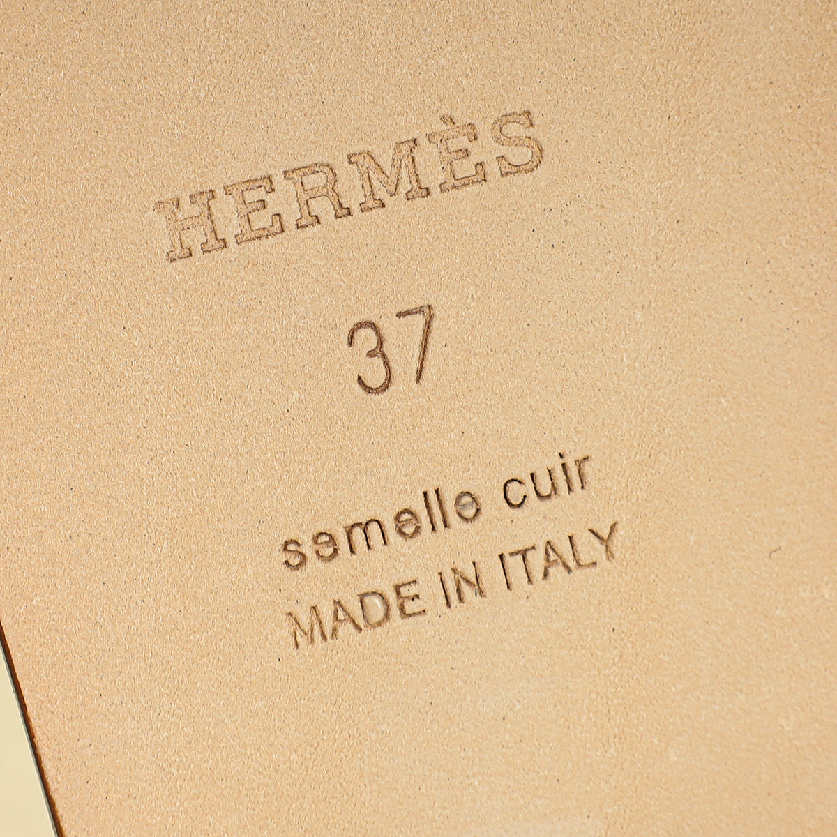 Hermes Bicolor Oran Sandal 37