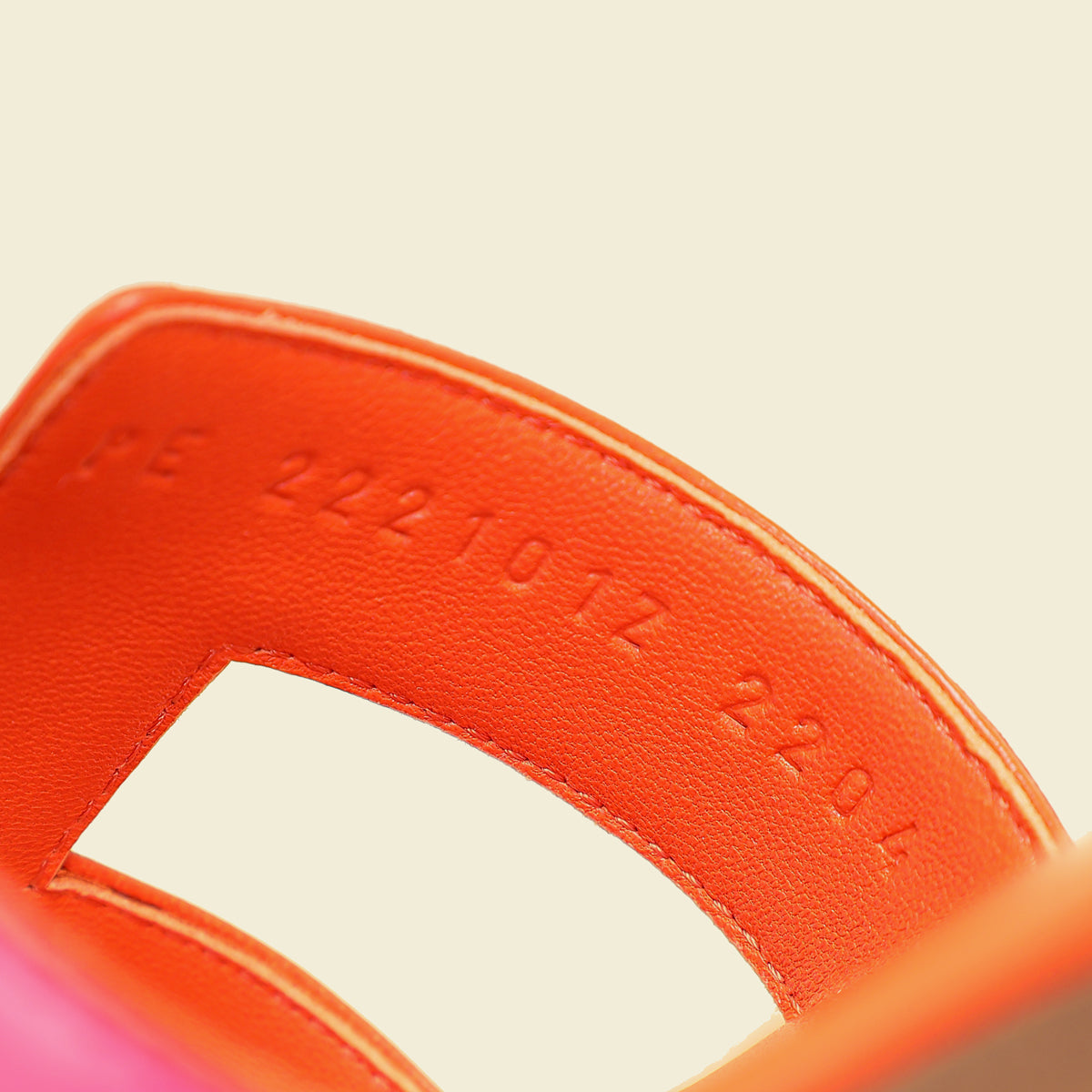 Hermes Bicolor Oran Sandal 37