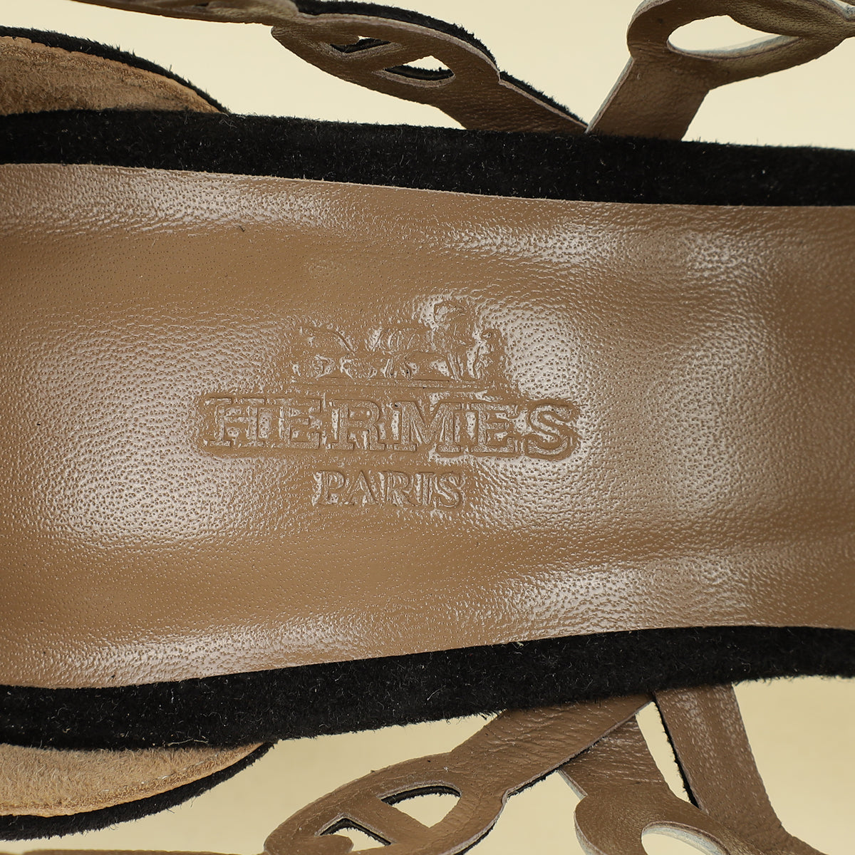 Hermes Bicolor Chaine D&#39;ancre Romy Sandals 37