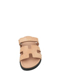 Hermes Nude Chypre Suede Goatskin Sandal 38.5