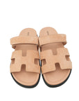 Hermes Nude Chypre Suede Goatskin Sandal 38.5