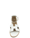 Hermes Blanc Santorini Sandal 38