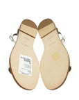 Hermes Blanc Santorini Sandal 38