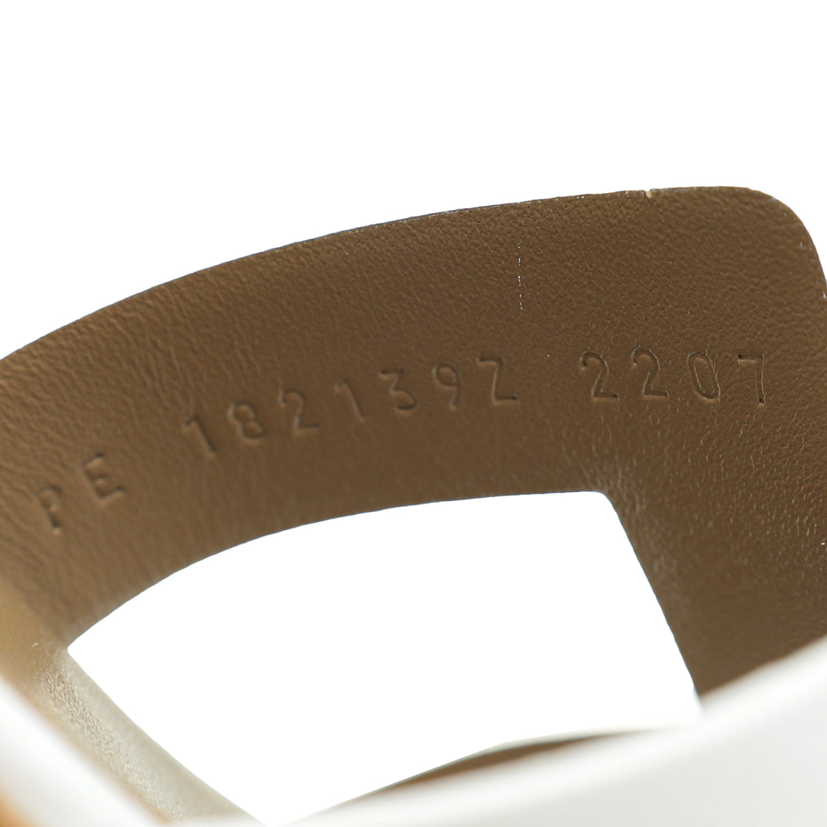 Hermes Blanc Santorini Sandal 38