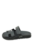 Hermes Noir Chypre Sandal 39.5