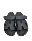 Hermes Noir Chypre Sandal 39