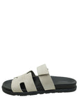 Hermes Grey Suede Chypre Sandals 41.5