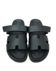 Hermes Noir Chypre Sandal 42.5