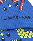 Hermes Indigo Corail Encre Silk Kelly En Perles Twilly