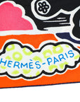 Hermes Bicolor Silk Bingata Twilly