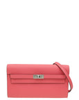 Hermes Rose Azalee Kelly To Go Evercolor Wallet