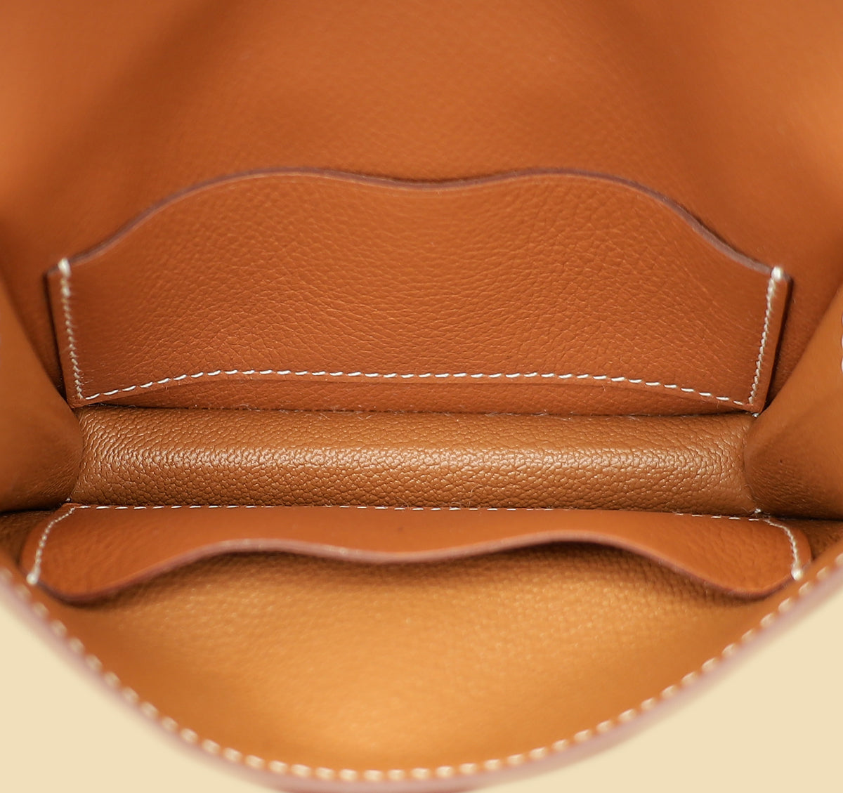 Hermes Gold Roulis Slim Evercolor Wallet