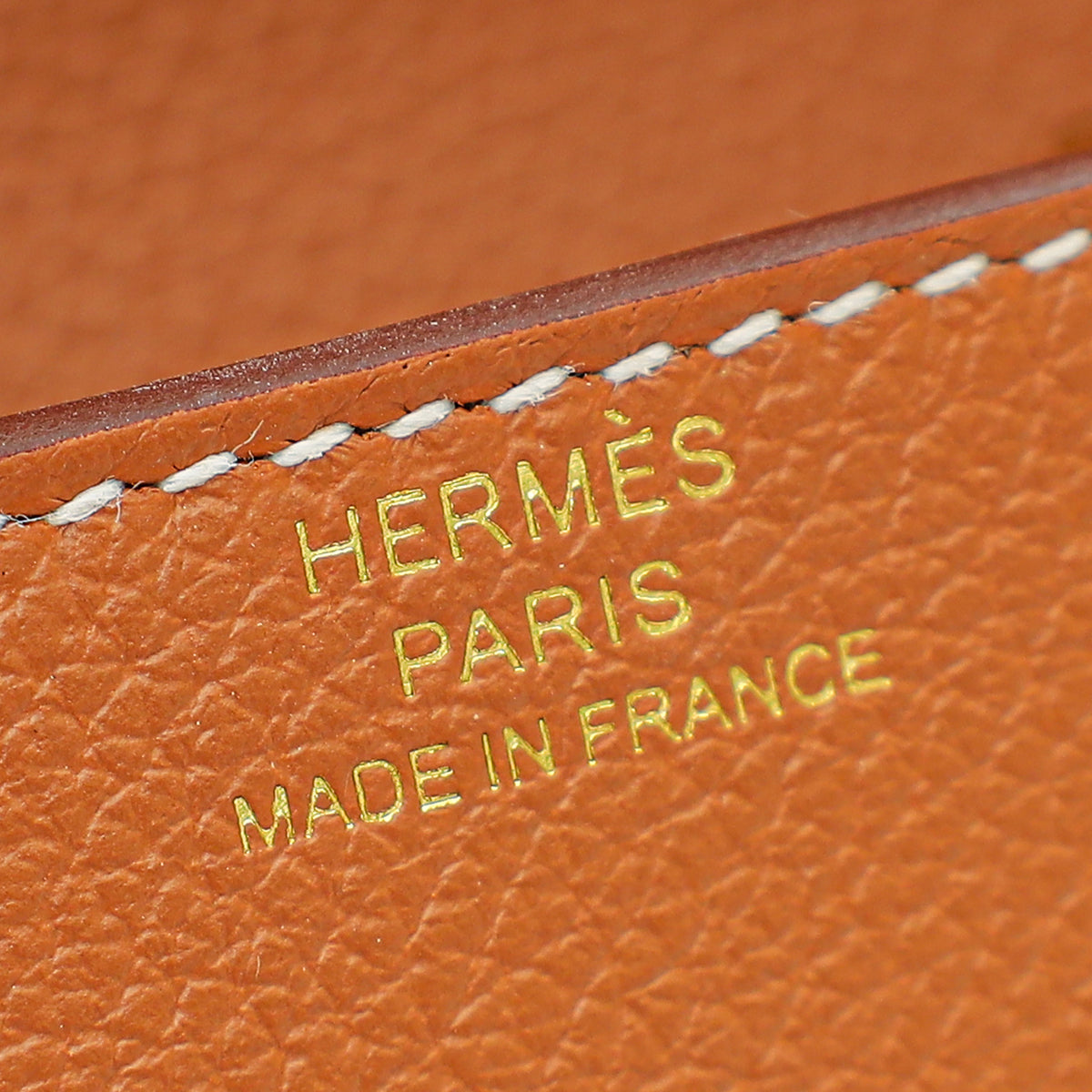Hermes Gold Roulis Slim Evercolor Wallet