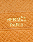 Hermes Gold Bearn Compact Wallet